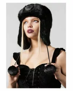 Dark Side Of The Moon Kunstfellmütze KILLSTAR 5 Dark Side Of The Moon Kunstfellmütze KILLSTAR -Classic Horror Speichern killstar dark side of the moon muetze killstar dark side of the moon hat gothic fashion 52108 02