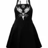 Devil Cat Kochschürze KILLSTAR 1 Devil Cat Kochschürze KILLSTAR -Classic Horror Speichern killstar devil cat kochschuerze killstar devil cat kitchen apron gothic kuechenschuerze 53328