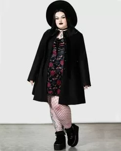 Druantia Mantel KILLSTAR -Classic Horror Speichern killstar druantia mantel gothic bekleidung gothic mantel gothic fashion killstar bekleidung killstar fashion 54250 4