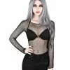 Hellrazor Fishnet Top KILLSTAR -Classic Horror Speichern killstar hellrazor fishnet top killstar gothic und alternative fashion 51924 3