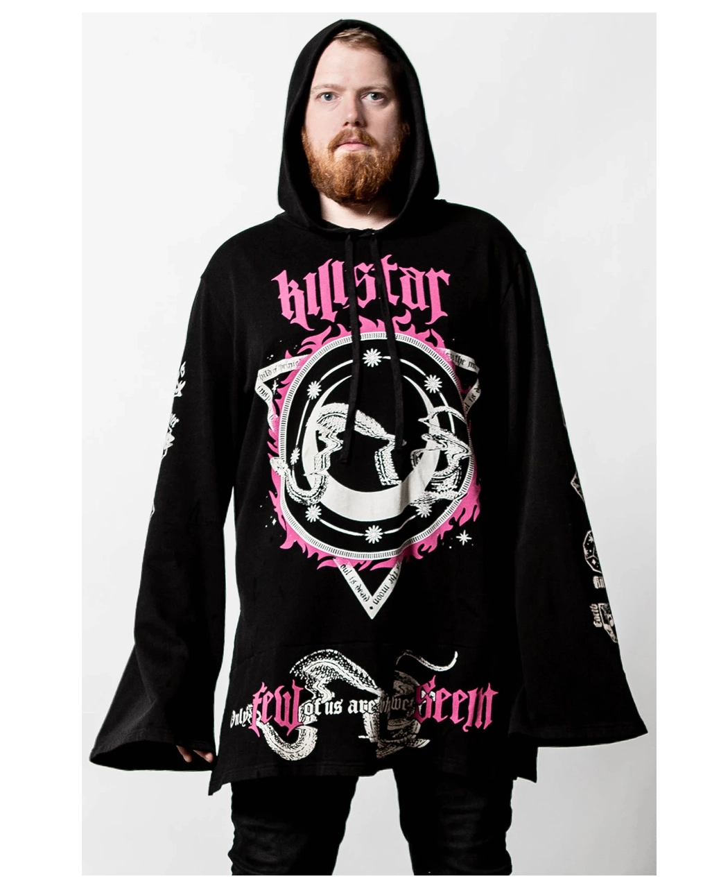 Meditate Longline Hoodie KILLSTAR 3 Meditate Longline Hoodie KILLSTAR