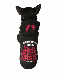 Mommy's Hellraiser Hund & Katze Hoodie KILLSTAR -Classic Horror Speichern killstar mommys little hellraise hunde und katzen hoodie tier puollover gothic fashion von killstar 52204 2