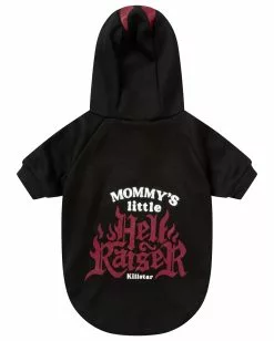 Mommy's Hellraiser Hund & Katze Hoodie KILLSTAR -Classic Horror Speichern killstar mommys little hellraise hunde und katzen hoodie tier puollover gothic fashion von killstar 52204 4
