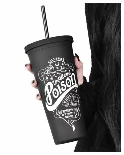 Poison Cold Brew To-Go Becher KILLSTAR 7 Poison Cold Brew To-Go Becher KILLSTAR -Classic Horror Speichern killstar poison cold brew cup gothic homewares and giftst halloween und horror geschenkartikel 50937