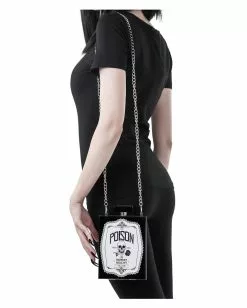 Pure Poison Clutch Handtasche KILLSTAR -Classic Horror Speichern killstar pure poison clutch handtasche gothic fashion und zubehoer online shoppen 51604 6