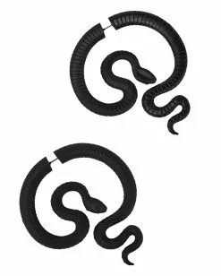 Schwarze Schlangen Ohrringe KILLSTAR -Classic Horror Speichern killstar serpent ohrringe schwarze schlangen ohrringe gothic ohrringe kostuemschmuck 50939 02