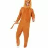 Flauschiger Löwen Onesie Für Erwachsene -Classic Horror Speichern kuschliger loewe faschingskostuem loewen kostuem lion costume 37290