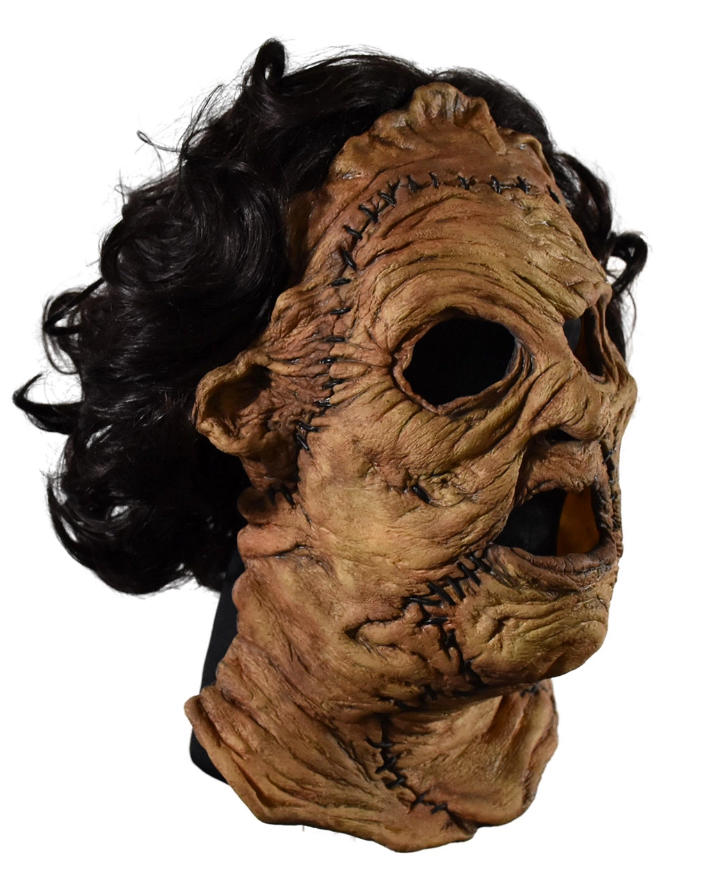 Leatherface Vollkopf Latex Maske 3 Leatherface Vollkopf Latex Maske – Bild 2