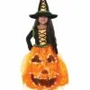 Leuchtendes Kürbis Prinzessin Kinder Kostüm 1 Leuchtendes Kürbis Prinzessin Kinder Kostüm -Classic Horror Speichern leuchtendes pumpkin prinzessin kinder kostuem light up pumpkin princess child costume 54001