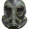 Latex Gasmaske Steampunk Grün -Classic Horror Speichern m3a1 gasmaske horror masken halloween masken latex mask 26310