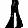 Metallic Kostüm Schlaghose Schwarz -Classic Horror Speichern metallic schlaghose schwarz kostuemhosen 70er jahre damenkostuem 70s bell bottoms 31562