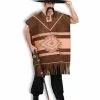 Western Poncho -Classic Horror Speichern mexikaner poncho mexican poncho wild west mottoparty kostuem 54378