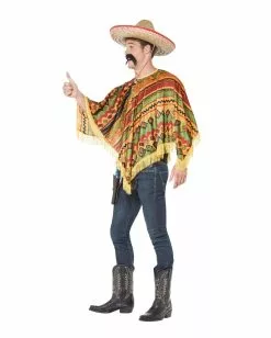 Mexikaner Poncho Mit Bart -Classic Horror Speichern mexikaner poncho mit schnurrbart mexikaner kostuem poncho insdtant kit 23247 2