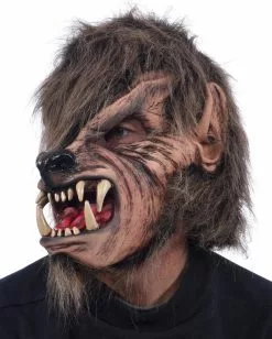 Moonlight Werwolf Maske -Classic Horror Speichern moonlight werwolf maske wolfsmaske tiermaske horror maske 14234 03