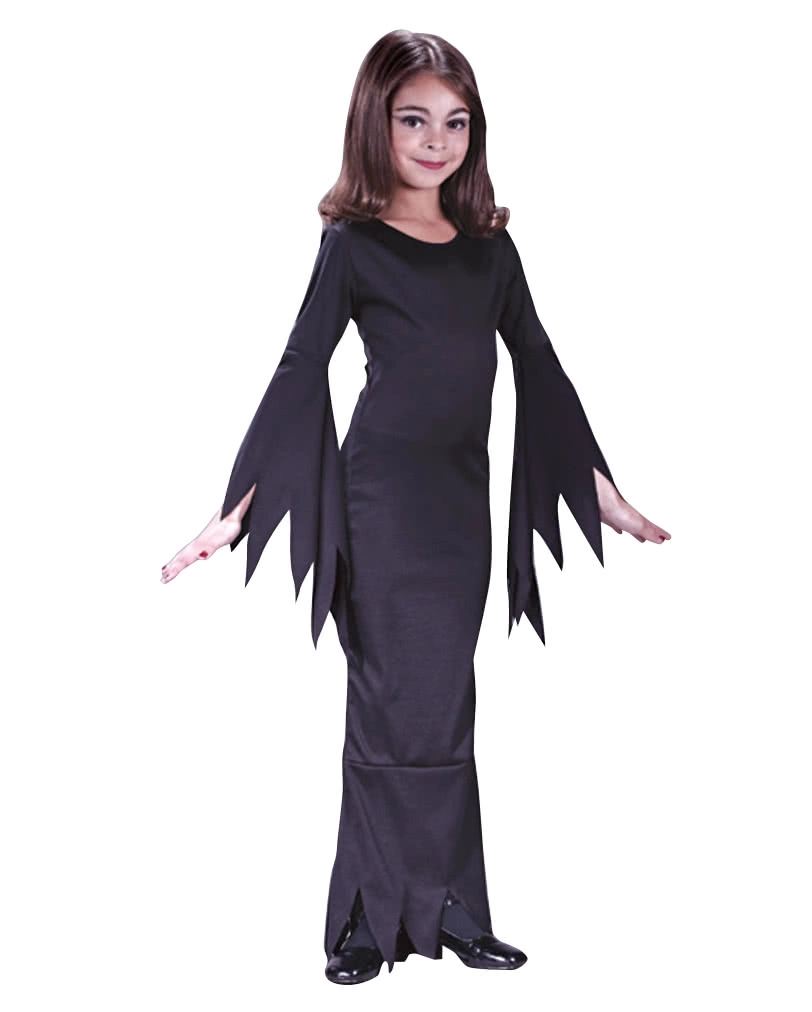 Madame Morticia Mädchenkostüm L