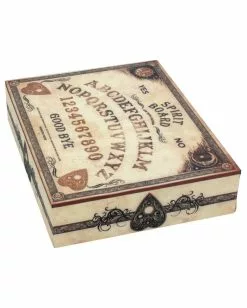 Hexenbrett Schmuckkästchen 25cm 9 Hexenbrett Schmuckkästchen 25cm -Classic Horror Speichern naturfarbenes ouija brett schmuckkaestchen spirit board jewellery box gothic deko 51137 02