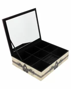 Hexenbrett Schmuckkästchen 25cm 11 Hexenbrett Schmuckkästchen 25cm -Classic Horror Speichern naturfarbenes ouija brett schmuckkaestchen spirit board jewellery box gothic deko 51137 04