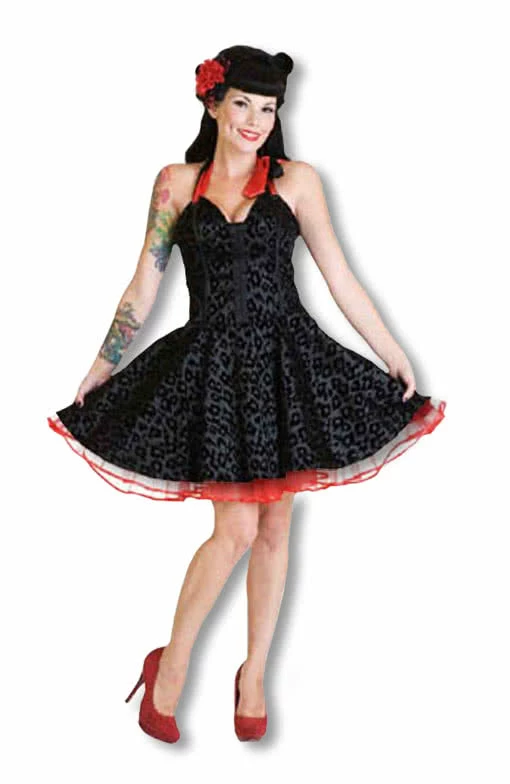 Neckholder Leopardenkleid 3 Neckholder Leopardenkleid