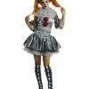 Pennywise ES Damenkostüm 2 Pennywise ES Damenkostüm -Classic Horror Speichern pennywise it damenkostuem pennywise ladies costume halloween und horror kostueme 50351
