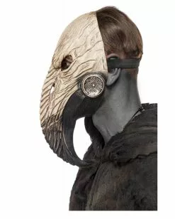 Endzeit Pest Doktor Vogelmaske -Classic Horror Speichern pest doktor schnabelmaske plague doctor beak mask pest augenmaske halloween maske 54411 03