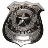 US Polizei Abzeichen Metall -Classic Horror Speichern police badge police shield police abzeichen kostuemzubehoer 38819 01