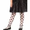 Polkadot Kinderstrumpfhose -Classic Horror Speichern polkadot strumpfhose fuer kinder als kostuemzubehoer 83141