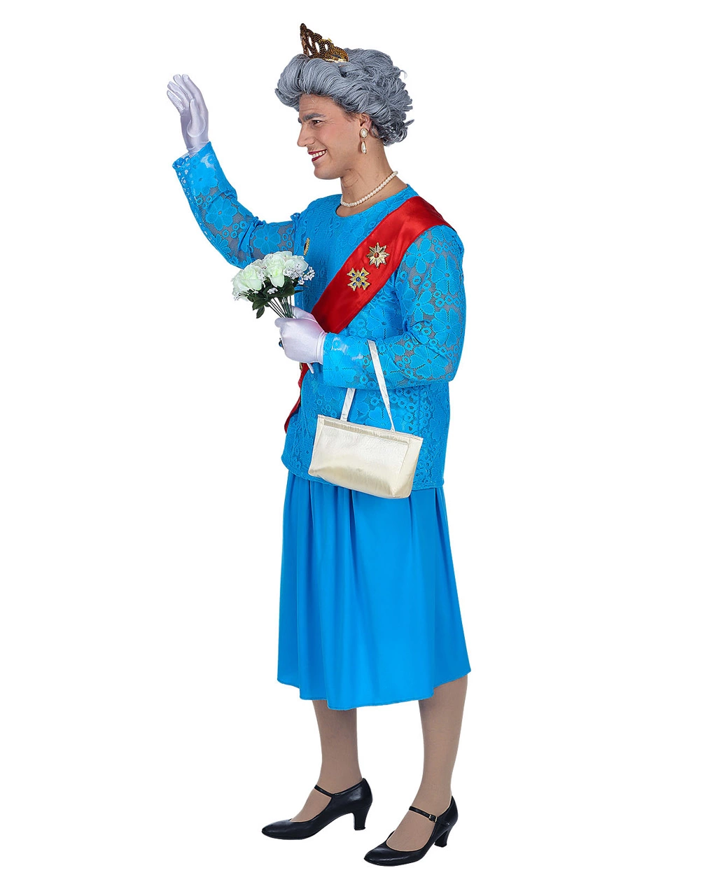 Queen Elizabeth Herrenkostüm 5 Queen Elizabeth Herrenkostüm – Bild 3