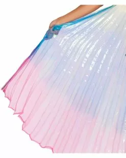 Regenbogenfarbene Isis Flügel -Classic Horror Speichern regenbogen xxl fluegel rainbow wings with support sticks riesen fluegel als kostuemzubehoer stelzenlaeufer fluegel 29157 4