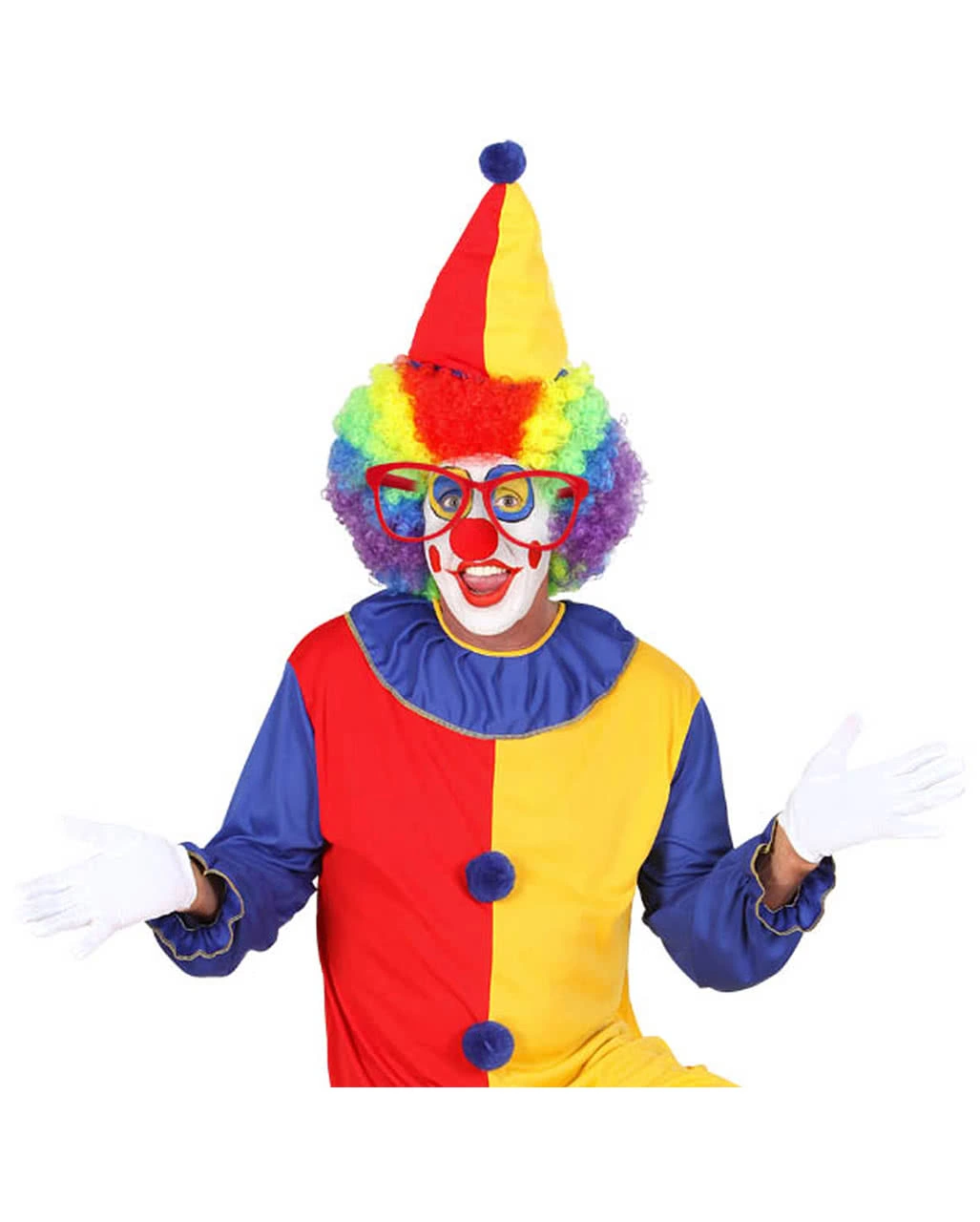 Clown Riesenbrille Rot 5 Clown Riesenbrille Rot – Bild 3