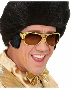 Kostümbrille Rock 'n' Roll Mit Koteletten -Classic Horror Speichern rockn roll brille elvis brille rockn roll glasses brille mit koteletten 38084 02