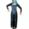 Röntgen Frauen Kostüm -Classic Horror Speichern roentgen damen kostuem skelett kostuemkleid frauen skeleton lady costume 21028
