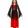 Rotes Gothicgirl Kostüm Für Kinder
