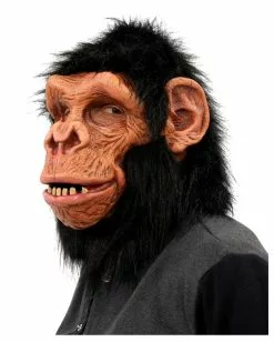 Schimpanse Latexmaske Mit Haaren 5 Schimpanse Latexmaske Mit Haaren -Classic Horror Speichern schimpansen vollkopfmaske mit haaren chimpanzee chimp primate latex face mask halloween und faschings masken 39672 2