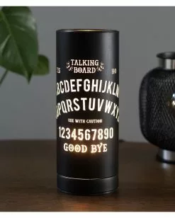 Schwarze Hexenbrett Elektr. Aroma Lampe -Classic Horror Speichern schwarze elektr ouija brett aroma lampe black electric ouija board aroma lamp gothic duftlampe 53276 02
