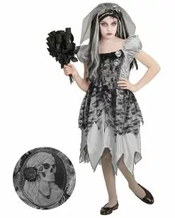 Schwarze Witwe Mädchenkostüm 5 Schwarze Witwe Mädchenkostüm -Classic Horror Speichern schwarze witwe kinderkostuem schwarze geisterbraut maedchenkostuem black widow girl costume 36543 01 1