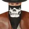 Schwarzes Bandana Mit Skull Aufdruck 1 Schwarzes Bandana Mit Skull Aufdruck -Classic Horror Speichern schwarzes gesichts tuch mit totenkopf print black skull bandana halloween kostuem accessoire halloween verkleidung 39126