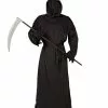 Schwarzes Reaper Phantom Kostüm -Classic Horror Speichern schwarzes phantom kostuem daemon halloween verkleidung mit maske gevatter tod kostuem 14837 01