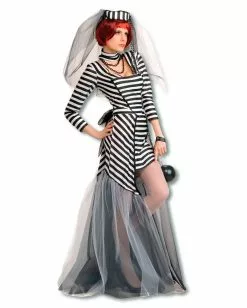 Sexy Sträflings Braut Kostüm