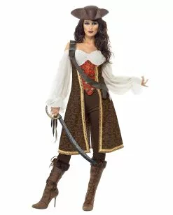 Sexy Piratenkapitänin Damenkostüm