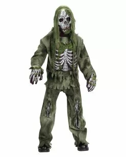 Skelett Zombie Kinder Kostüm Deluxe