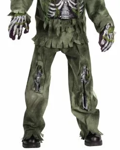 Skelett Zombie Kinder Kostüm Deluxe -Classic Horror Speichern skeleton zombie deluxe kinderkostuem halloween verkleidung kinder zombie anzug kids 36088 3