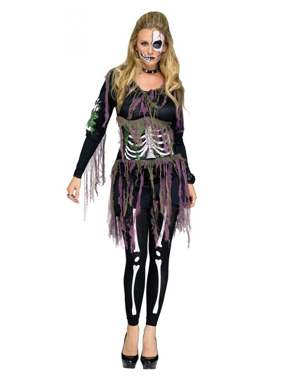 3D Zombie Rippen Korsett 3 3D Zombie Rippen Korsett