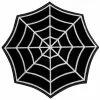 Schwarzweißer Spinnennetz Teppich -Classic Horror Speichern spinnennetz teppich spiderweb rug halloween deko gothic deko 50719 011