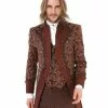 Steampunk Aristokrat Herren Mantel Braun -Classic Horror Speichern steampunk aristokrat herren mantel braun steampunk aristocrat mens coat brown steampunk mantel 39105