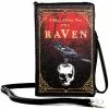 The Raven Buch Handtasche -Classic Horror Speichern the raven vintage buch clutch halloween kostuem zubehoer gothic accessoires handtasche 54519