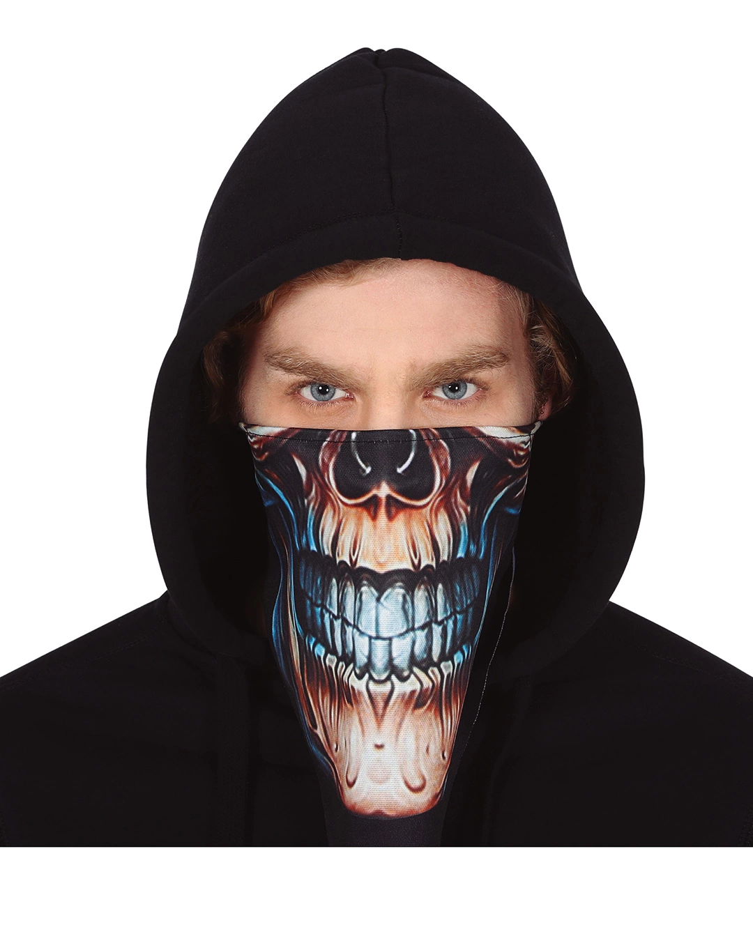 Totenschädel Tuch Mit Klettverschluß 3 Totenschädel Tuch Mit Klettverschluß