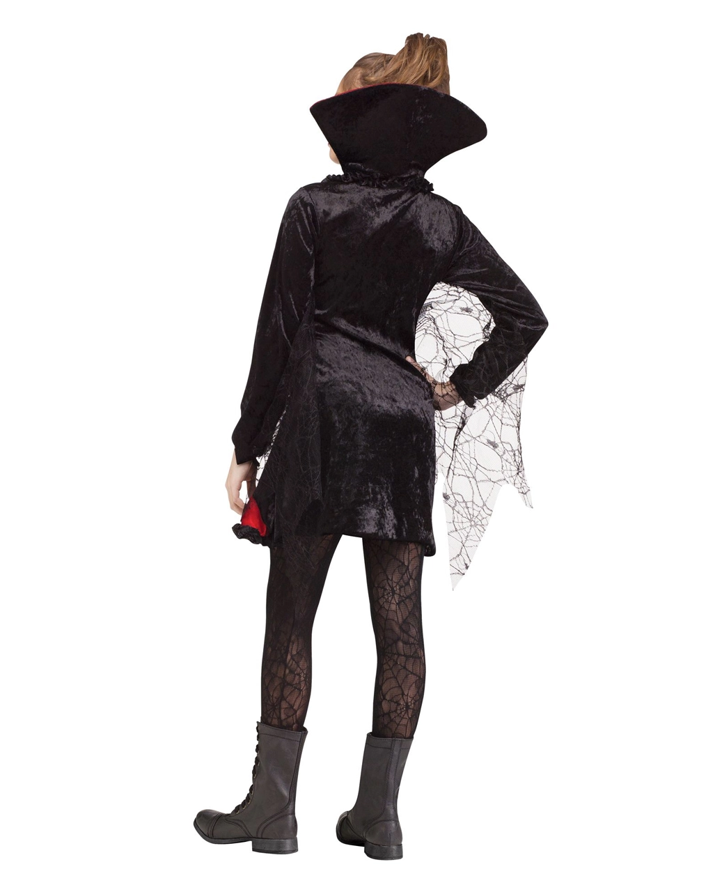 Vampir Kinder Kostümkleid Mit Spitze 4 Vampir Kinder Kostümkleid Mit Spitze – Bild 2