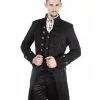 Viktorianischer Gothic Aristokrat Herren Mantel Schwarz -Classic Horror Speichern viktorianischer gothic aristokrat herren mantel schwarz victorian gothic aristocrat mens coat black 39107