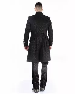 Viktorianischer Gothic Aristokrat Herren Mantel Schwarz -Classic Horror Speichern viktorianischer gothic aristokrat herren mantel schwarz victorian gothic aristocrat mens coat black 39107 4