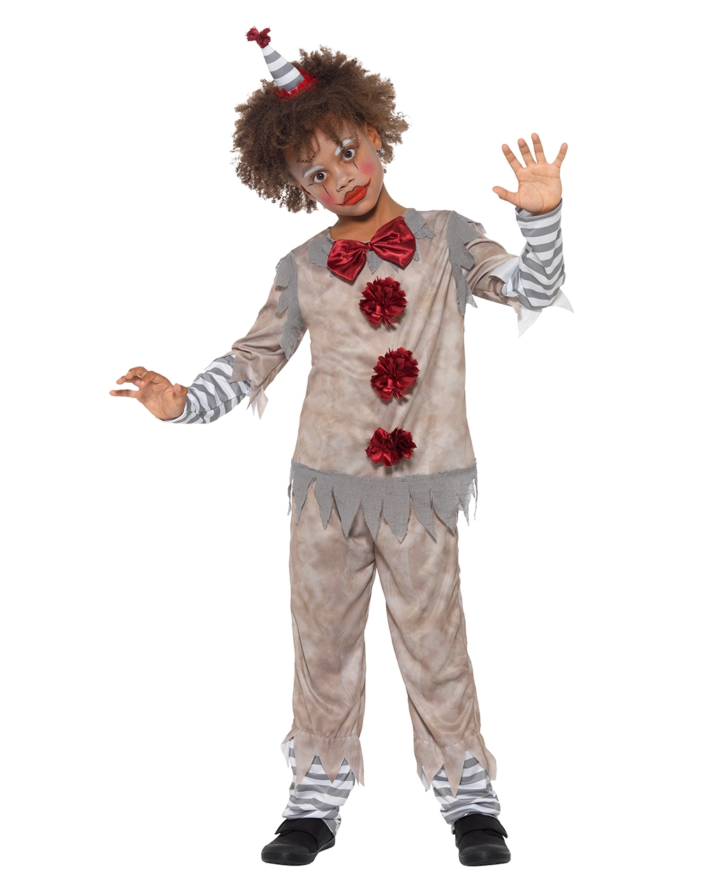 Vintage Killer Clown Jungen Kostüm 3 Vintage Killer Clown Jungen Kostüm